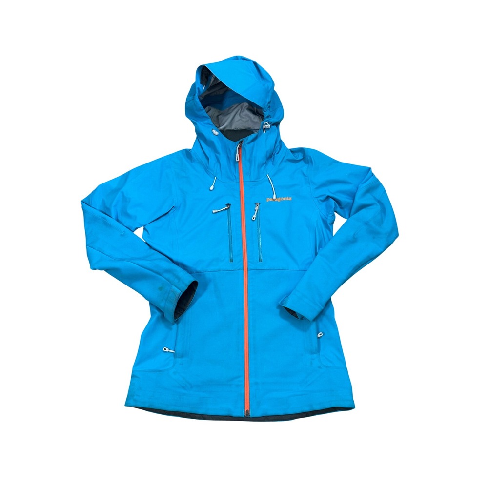 Patagonia Adze Hybrid Hoody Jacket‎ Womens XS Blue Softshell Hooded 84085 FA12